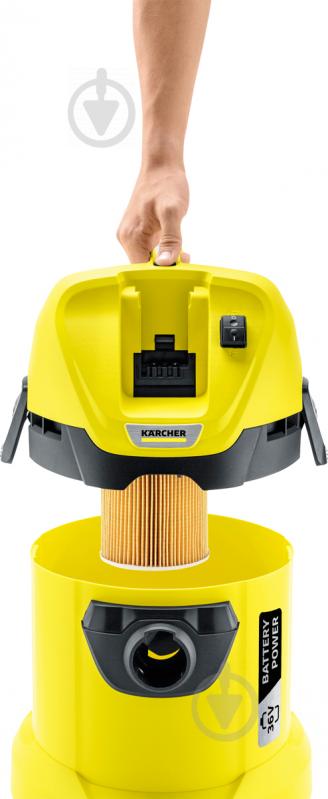 Пилосос Karcher WD3 Battery 1,629-910,0 - фото 5