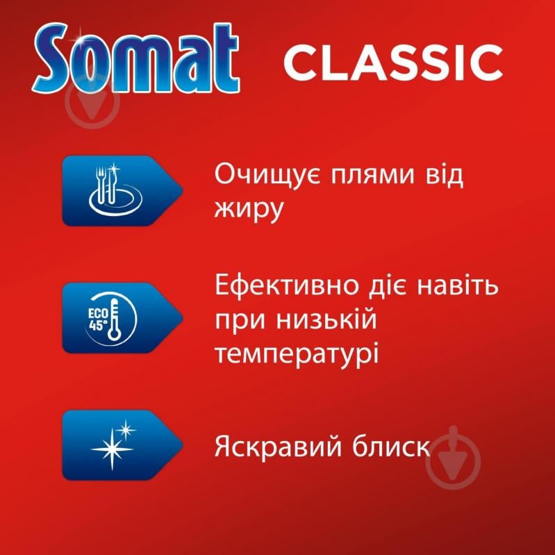 Таблетки для ПММ Somat Classic 190 шт. - фото 2