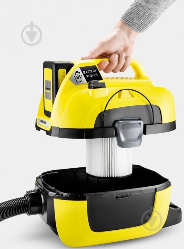 Пылесос Karcher WD1 Compact Battery 1,198-300,0 - фото 4