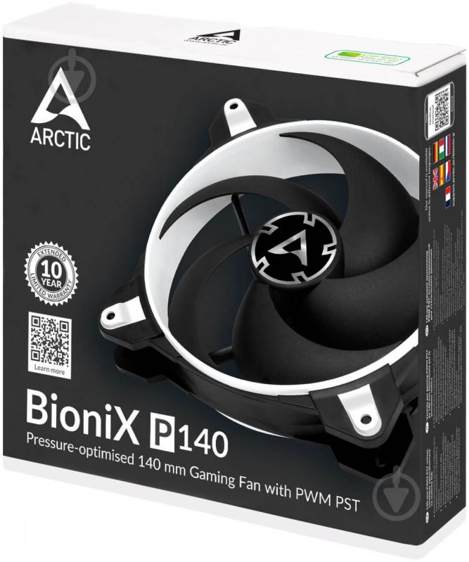 Корпусный кулер Arctic BioniX P140 White (ACFAN00128A) - фото 5