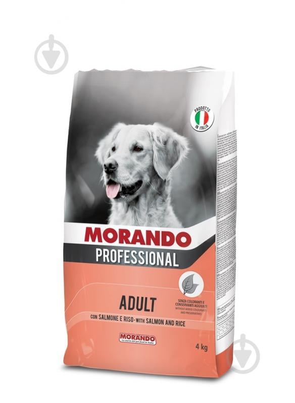 Корм сухий Morando Professional із лососем і рисом 4 кг - фото 1 Корм сухий Morando Professional із лососем і рисом 4 кг - фото 1