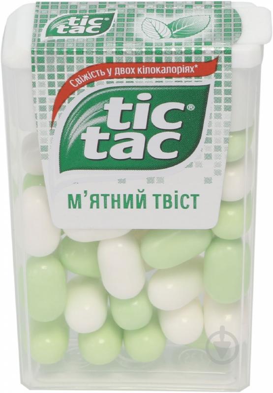 Драже TIC TAC М’ятний Твіст 16гр - фото 1 Драже TIC TAC М’ятний Твіст 16гр - фото 1