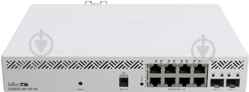 Коммутатор Mikrotik CSS610-8P-2S+IN - фото 1