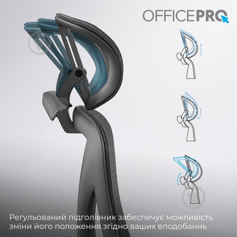 Кресло офисное OfficePro Elite OC950B Black черный - фото 12 Кресло офисное OfficePro Elite OC950B Black черный - фото 12
