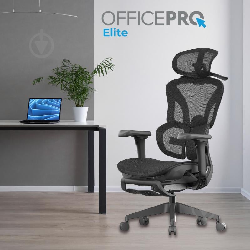 Кресло офисное OfficePro Elite OC950B Black черный - фото 9 Кресло офисное OfficePro Elite OC950B Black черный - фото 9
