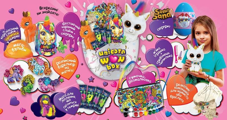 Ігровий набір Danko Toys Unicorn WOW Box в асортименті UWB-01-01U - фото 2