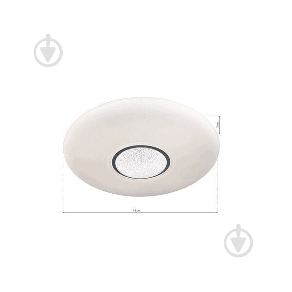 Светильник потолочный Milagro Lighting VELA SMART O420 мм 24W LED RGB 24 Вт белый ML6405 - фото 2