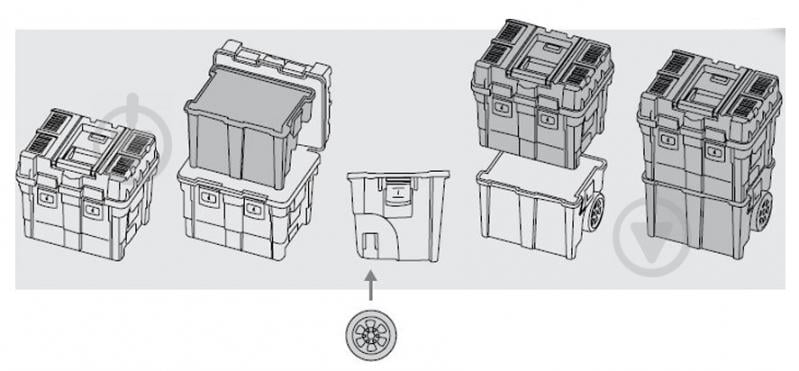 Ящик для инструментов Patrol на колесах Wheelbox HD Compact Logic 18" 90830 - фото 6