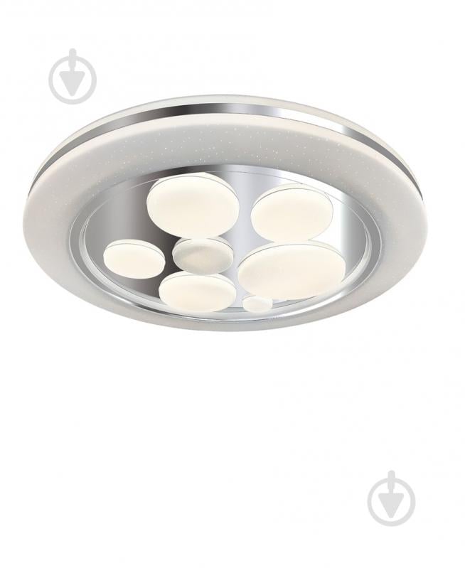 Світильник стельовий Milagro Lighting BUBBLES 48W O490 мм 48 Вт білий із сріблястим ML6195 - фото 1