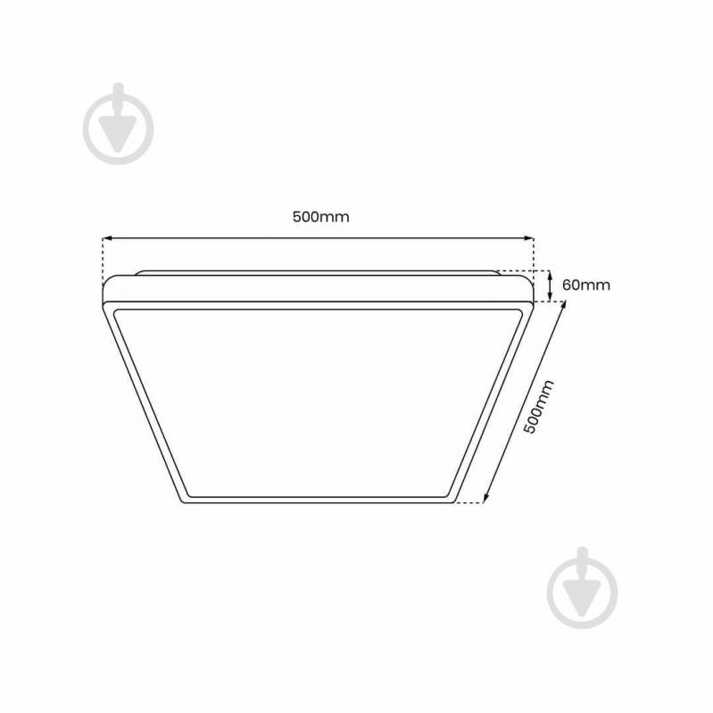 Світильник стельовий Milagro Lighting QUADRO GOLD 66W 66 Вт білий із золотистим ML7933 - фото 2