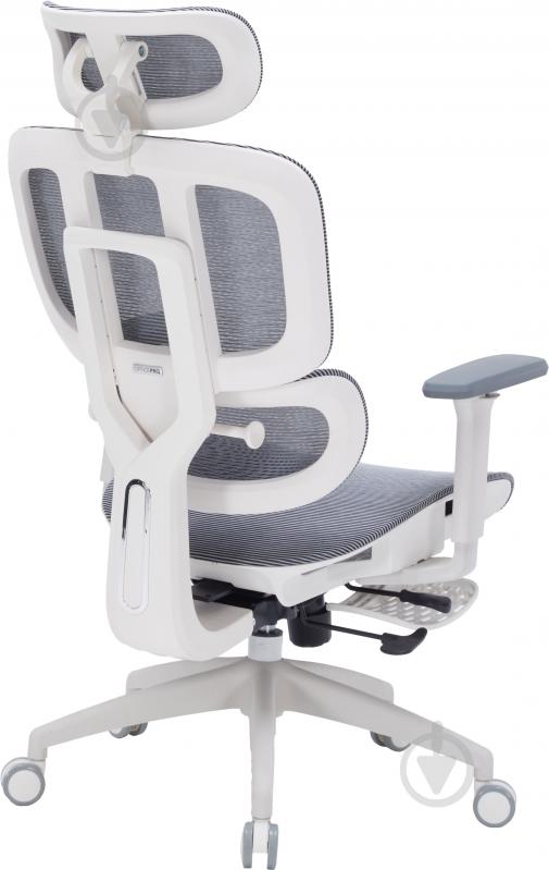 Кресло игровое OfficePro Skyline OC750-W-DG-DG - фото 7