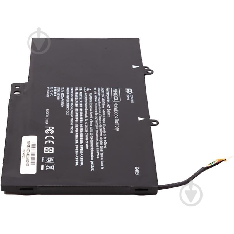 Аккумулятор для ноутбука PowerPlant NB462483 11,1 V 3900 mAh для HP Envy 15-U010DX (NP03XL) 11.1V 3900mAh - фото 3