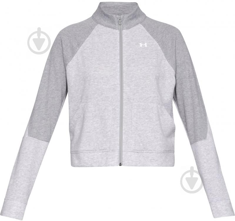 Джемпер Under Armour Favorite Terry FZ Bomber 1317861-052 р. L сірий - фото 1