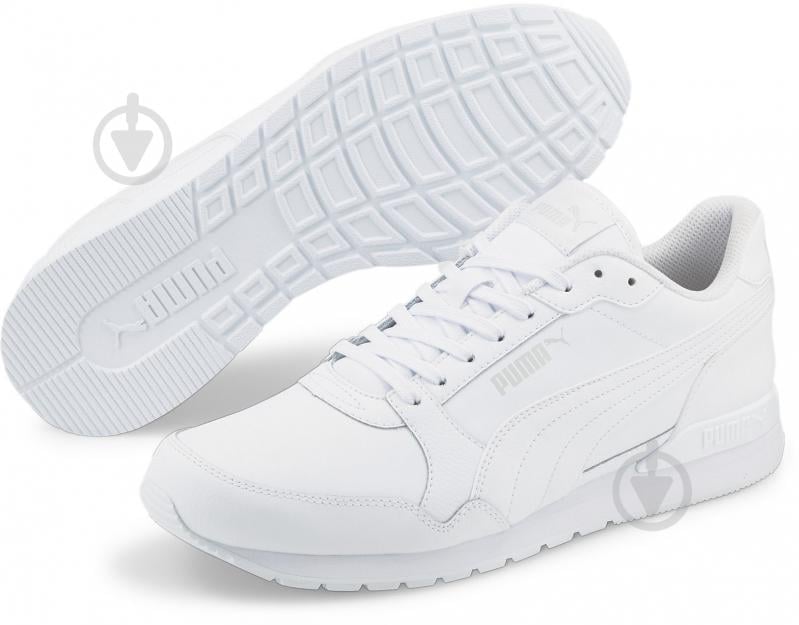 Кросівки чоловічі демісезонні Puma ST Runner v3 L 38485510 р.42 білі - фото 6