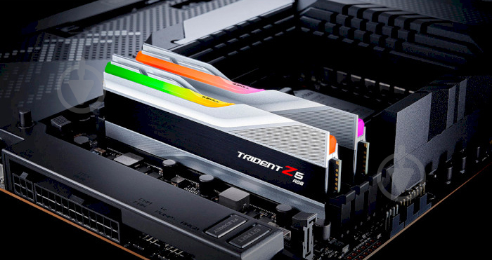 Оперативная память G.Skill DDR5 SDRAM 32 GB (2x16GB) 6000 MHz (F5-6000J4040F16GX2-TZ5RS) Trident Z5 RGB Silver - фото 6