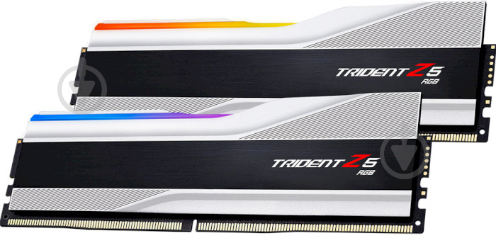 Оперативная память G.Skill DDR5 SDRAM 32 GB (2x16GB) 6000 MHz (F5-6000J4040F16GX2-TZ5RS) Trident Z5 RGB Silver - фото 4