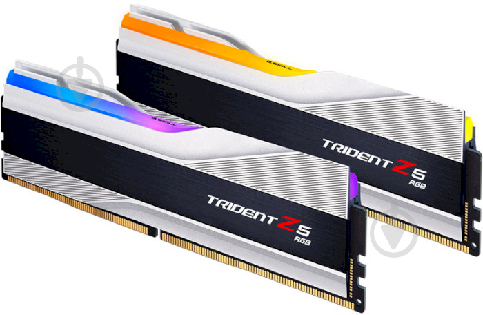 Оперативная память G.Skill DDR5 SDRAM 32 GB (2x16GB) 6000 MHz (F5-6000J4040F16GX2-TZ5RS) Trident Z5 RGB Silver - фото 3