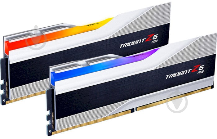 Оперативная память G.Skill DDR5 SDRAM 32 GB (2x16GB) 6000 MHz (F5-6000J4040F16GX2-TZ5RS) Trident Z5 RGB Silver - фото 2