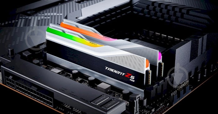 Оперативна пам'ять G.Skill DDR5 SDRAM 32 GB (2x16GB) 5600 MHz (F5-5600J4040C16GX2-TZ5RS) Trident Z5 RGB Silver - фото 6