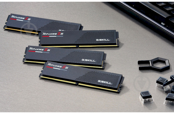 Оперативная память G.Skill DDR5 SDRAM 32 GB (2x16GB) 5600 MHz (F5-5600J3636C16GX2-RS5K) Ripjaws S5 Black - фото 6