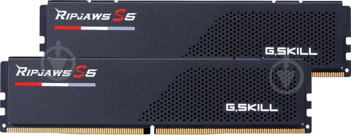 Оперативная память G.Skill DDR5 SDRAM 32 GB (2x16GB) 5600 MHz (F5-5600J3636C16GX2-RS5K) Ripjaws S5 Black - фото 1