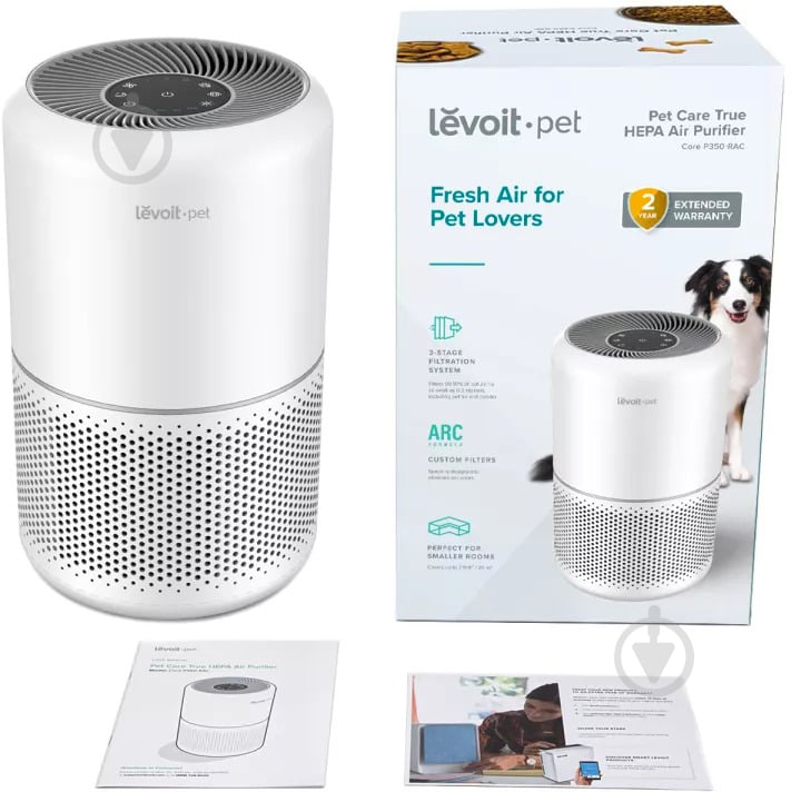 Очиститель воздуха Levoit Core Air Purifier P350 Pet Care White (HEAPAPLVNEU0035) - фото 3