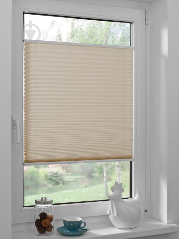 Штора-плиссе Rollotex ткань DUO ECORO 64х155 см Кремовый - фото 2