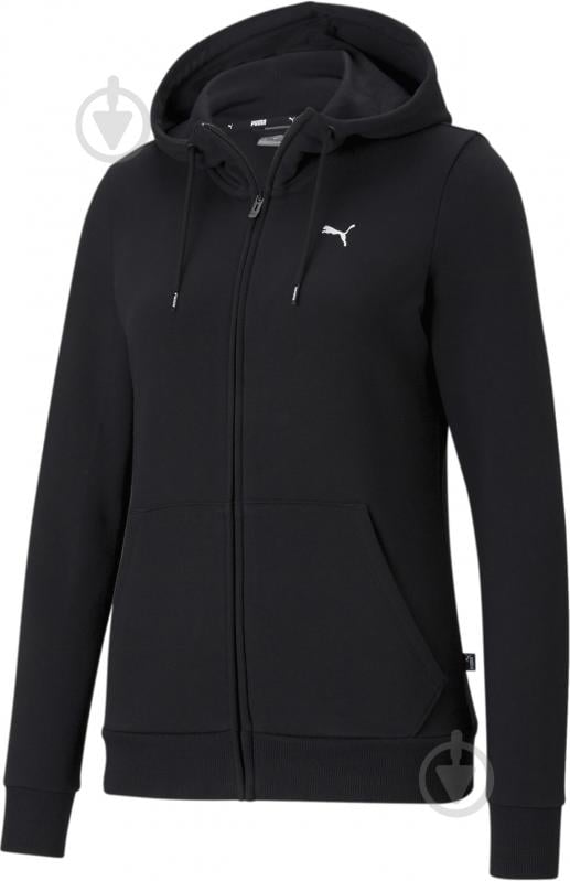 Джемпер Puma ESS FULL-ZIP HOODIE TR 58681351 р.XS чорний - фото 1