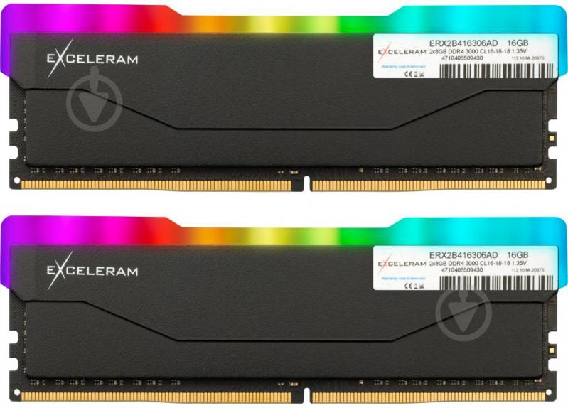 ᐉ Оперативная память Exceleram DDR4 SDRAM 16 GB (2x8GB) 3000 MHz ...