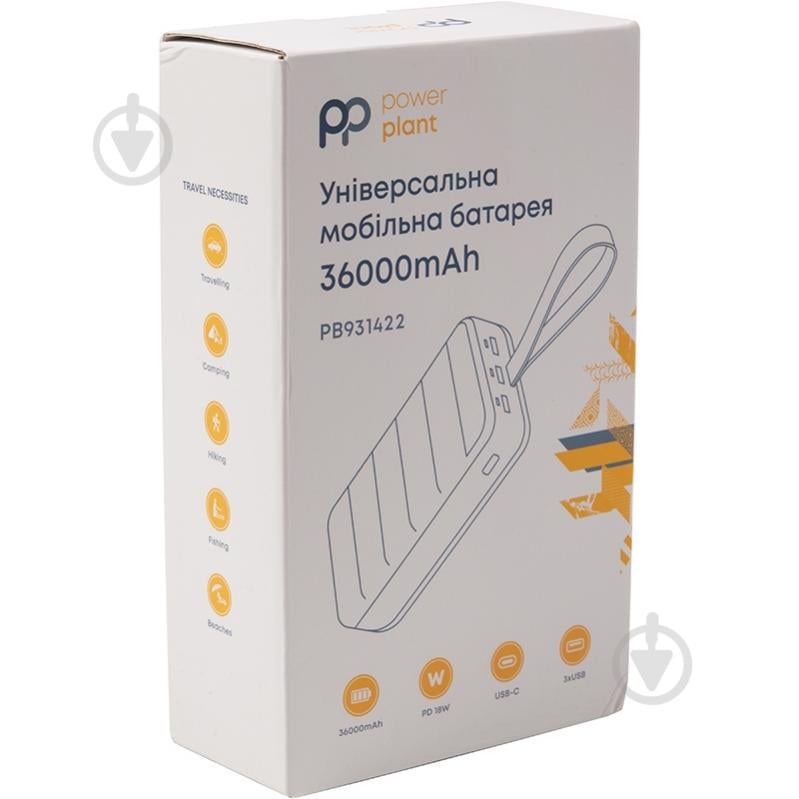 Повербанк PowerPlant 36000 mAh black (PB931422) - фото 9