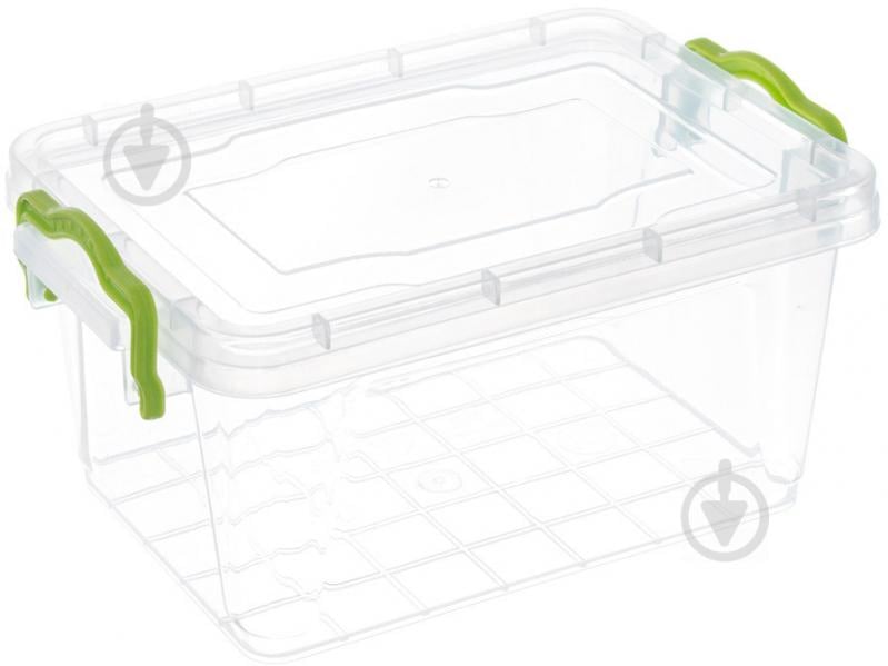 Контейнер для хранения с кришкой Ал-Пластик №5 (пищевой пластик) 120x170x260 мм - фото 1