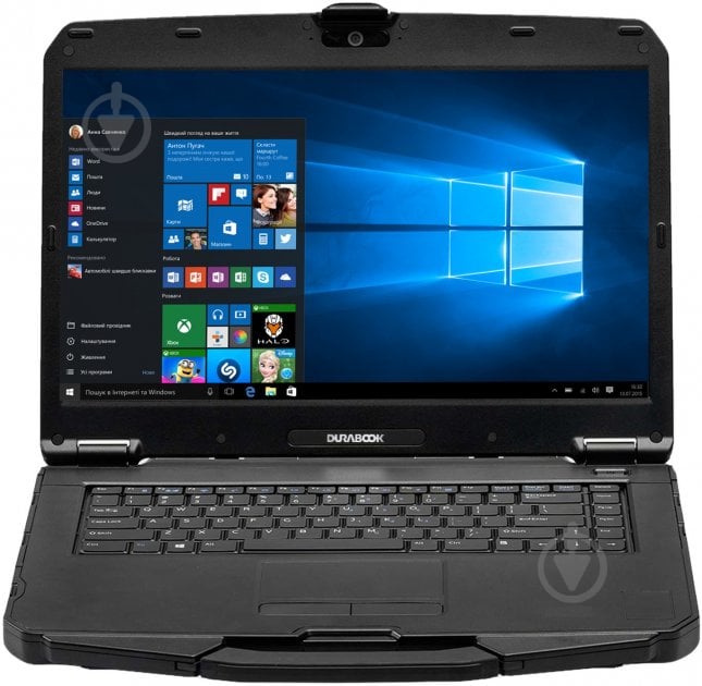 Ноутбук DURABOOK S15AB 15,6" (S5A5A2C1EAXX) black - фото 1