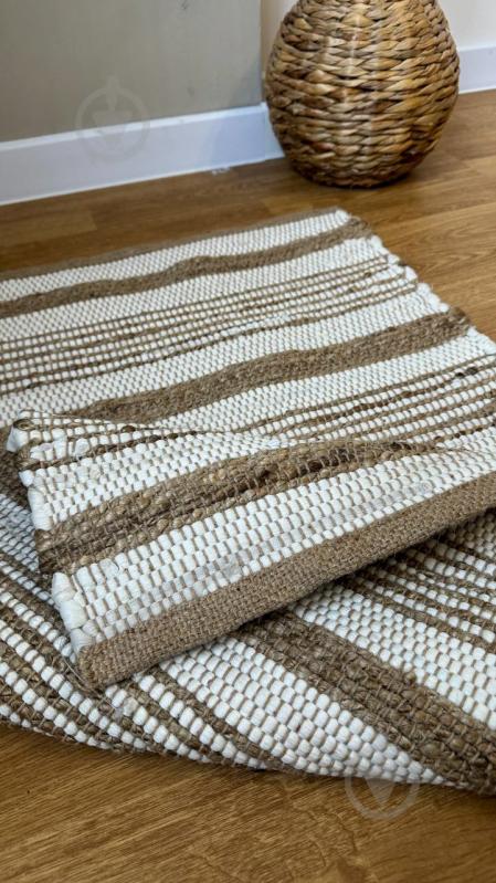 Ковер Ceejay DIVALI (WHITE NATURAL) 60x90 см - фото 3