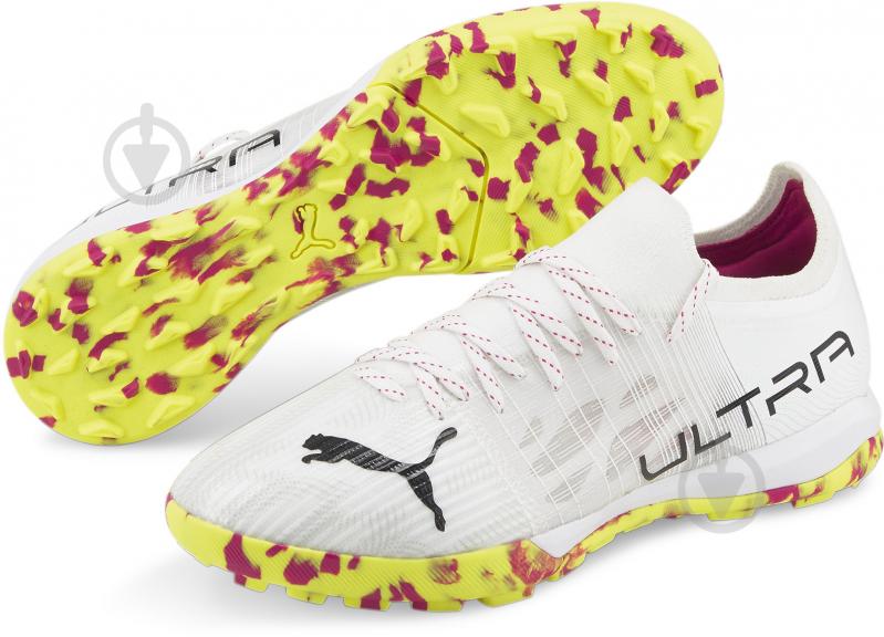 Cороконіжки Puma ULTRA 3.4 TT 10673002 р.40,5 біло-жовтий - фото 3