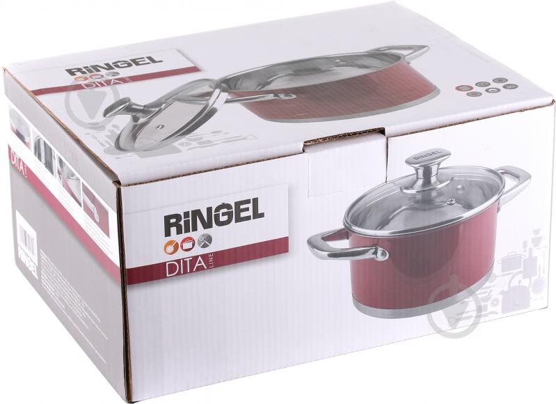 Кастрюля с крышкой Dita 5,8 л 24 см RG-2002-24 Ringel - фото 4