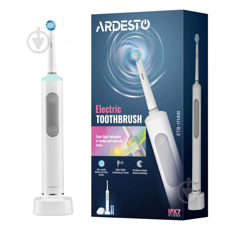 Электрическая зубная щетка ARDESTO ETB-I114W - фото 19