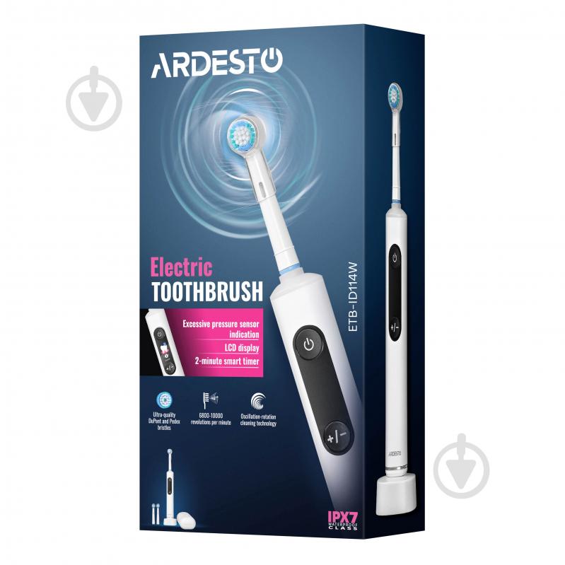 Электрическая зубная щетка ARDESTO ETB-ID114W - фото 18 Электрическая зубная щетка ARDESTO ETB-ID114W - фото 18