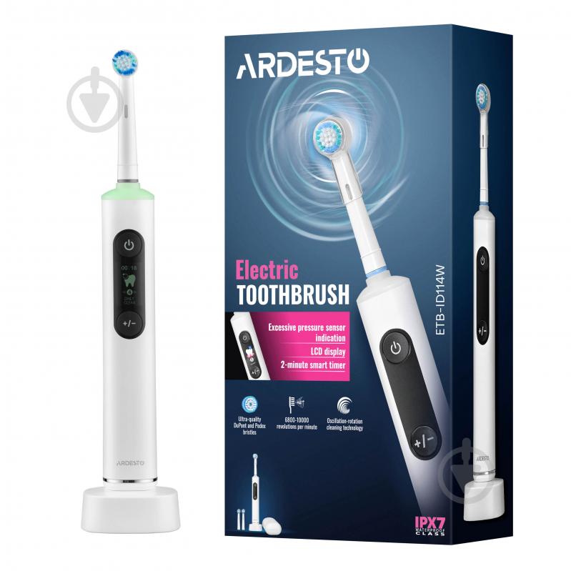 Электрическая зубная щетка ARDESTO ETB-ID114W - фото 19 Электрическая зубная щетка ARDESTO ETB-ID114W - фото 19