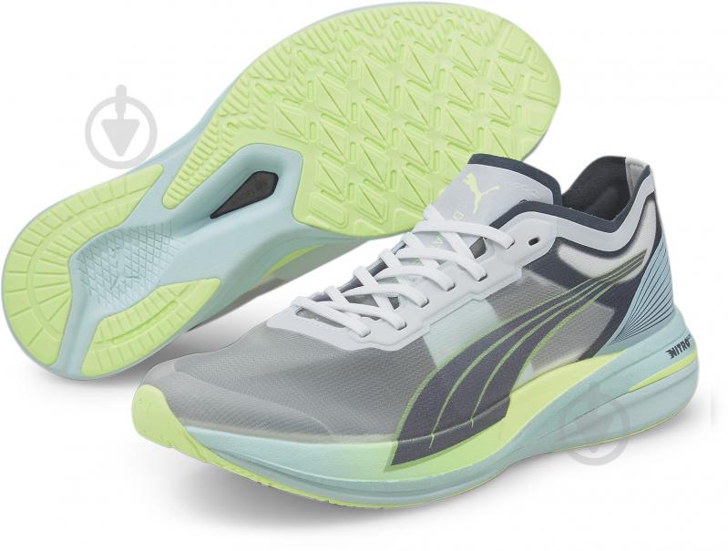 Кроссовки мужские Puma Deviate Nitro Elite Racer 19520403 р.40,5 серые - фото 3