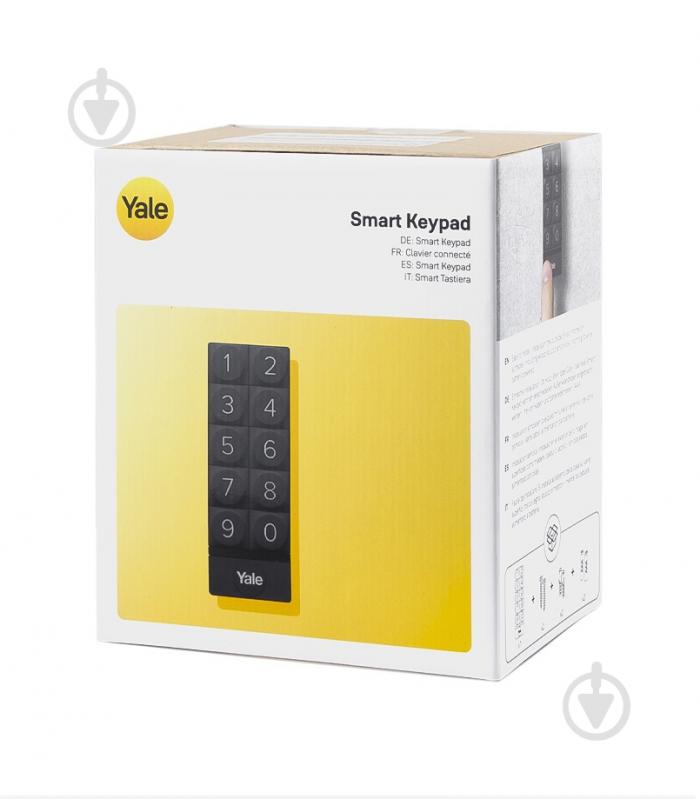 Панель кодовая YALE LINUS Keypad чорный доступ за кодом для контроллера - фото 6