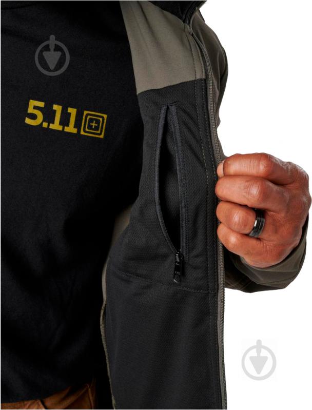 Куртка чоловіча демісезонна 5.11 Tactical Preston Jacket 78028-828 р.XXL сіро-зелена - фото 7