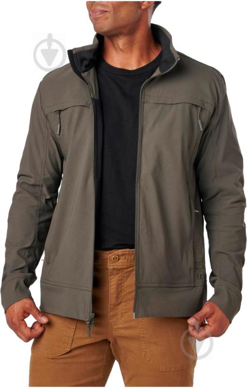 Куртка чоловіча демісезонна 5.11 Tactical Preston Jacket 78028-828 р.XXL сіро-зелена - фото 3