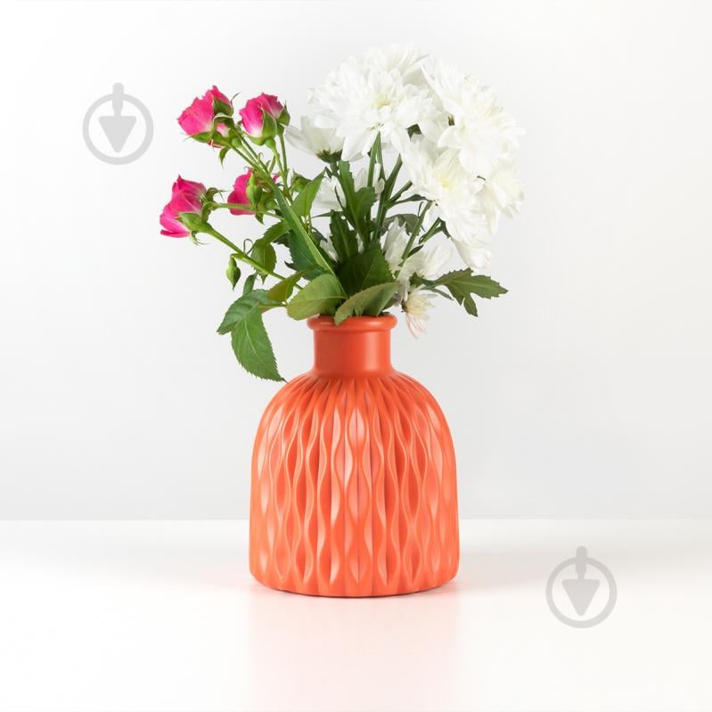 Ваза пластиковая MVM DH-FLOWERS-09 CORAL 15 см DH-FLOWERS-09 CORAL - фото 2