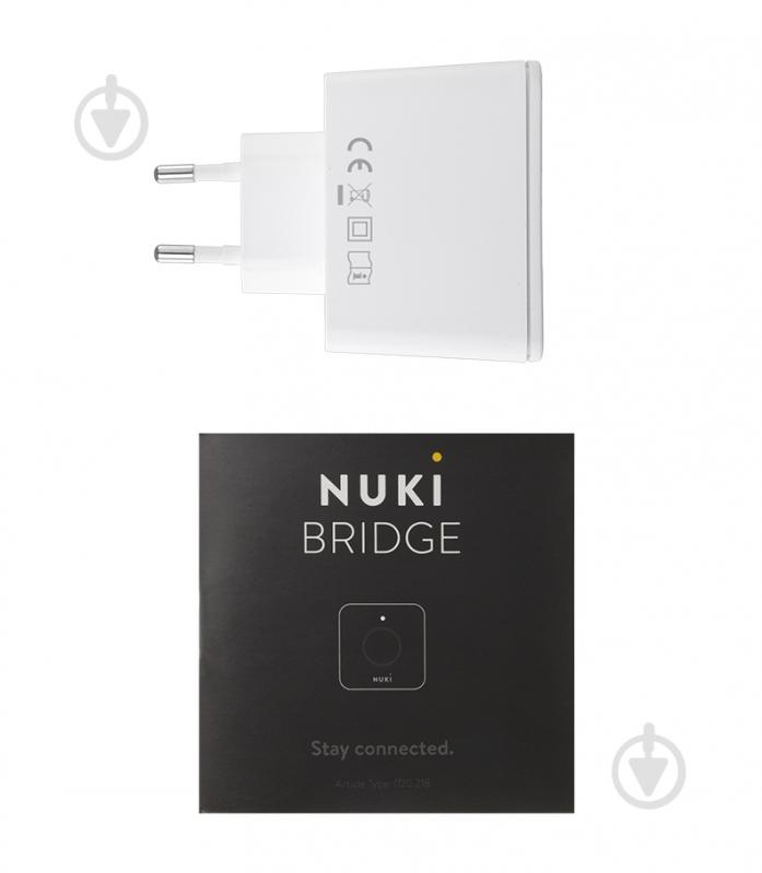 Концентратор сетевой NUKI Bridge 2.0 чёрный для подключения контроллера к  сети
