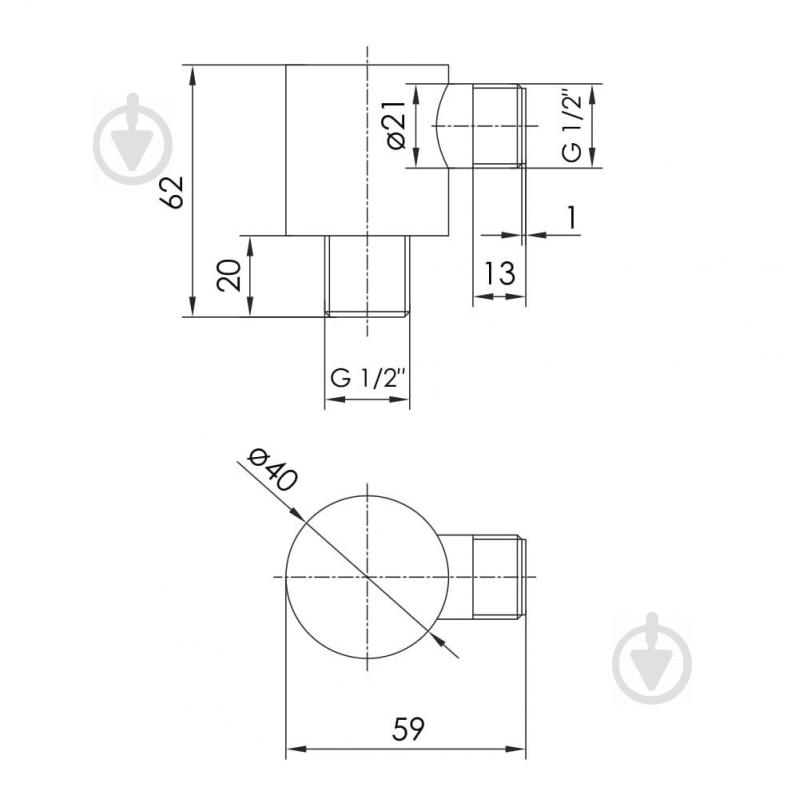 Шлангове з'єднання Imprese Imprese Brenta ZMK081906700 - фото 2