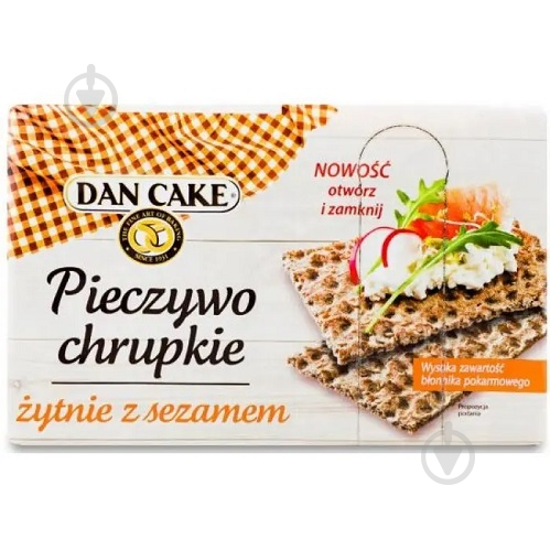 Хлібці Dan Cake житні з кунжутом (5900864765211) - фото 1