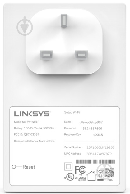 Ретранслятор Linksys (WHW0101P) - фото 4