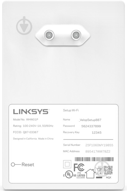 Ретранслятор Linksys (WHW0101P) - фото 5