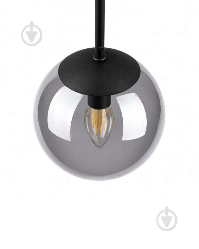 Подвес LIGHT SET SHANA 1PL 1xE14 черный/дымчатый - фото 2
