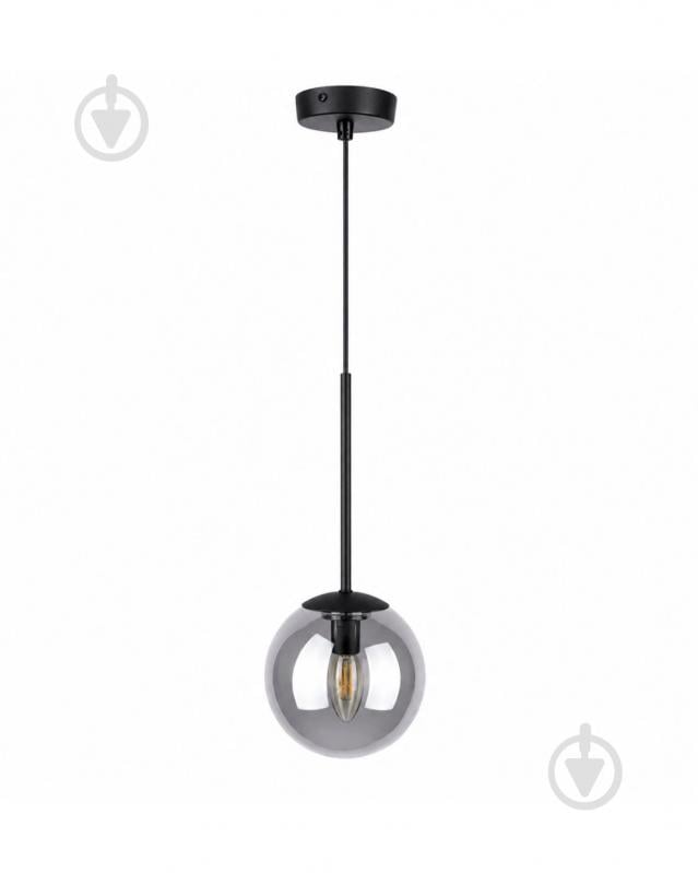 Подвес LIGHT SET SHANA 1PL 1xE14 черный/дымчатый - фото 1